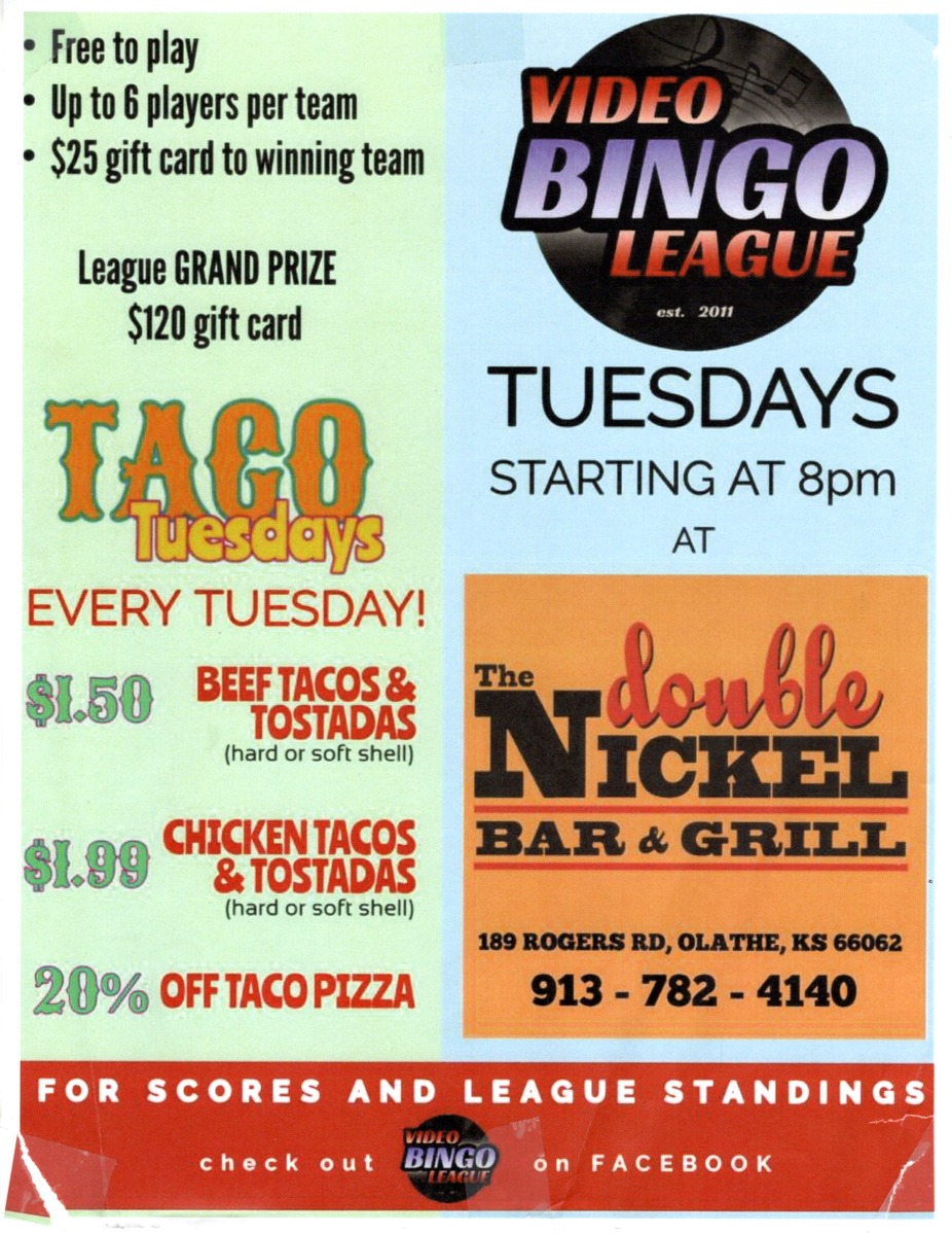 Double Nickel Bar and Grill events