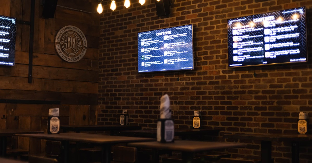 Interior, seating, TV on the wall