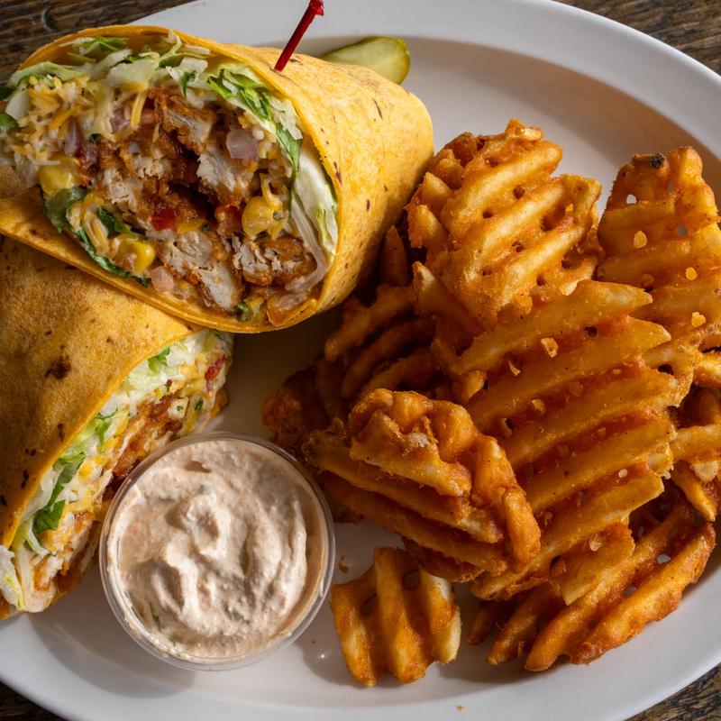 menu item 3 of 11, Mango Chicken Wrap (S)