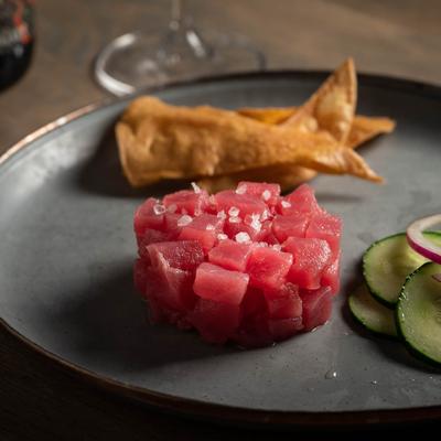 Tuna Tartare, served