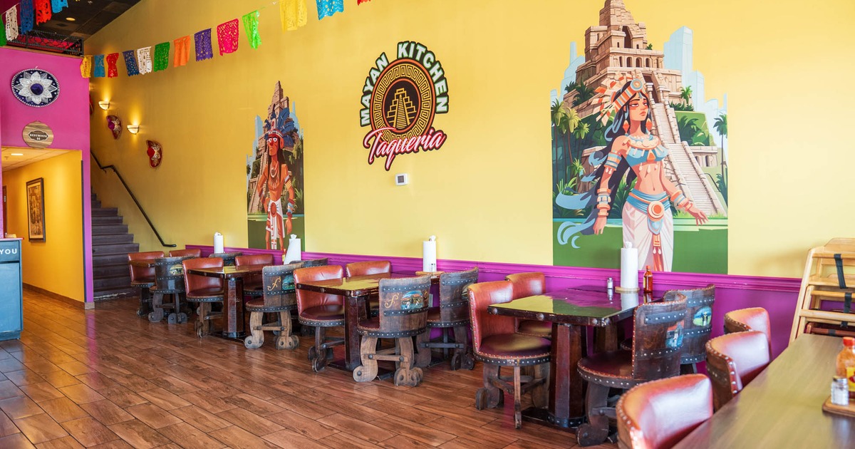 The interior of the restaurant