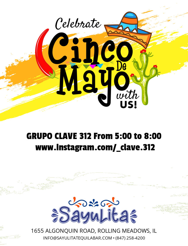 Interior with colouful ceiling decoration, hanging lights and people seated at tables