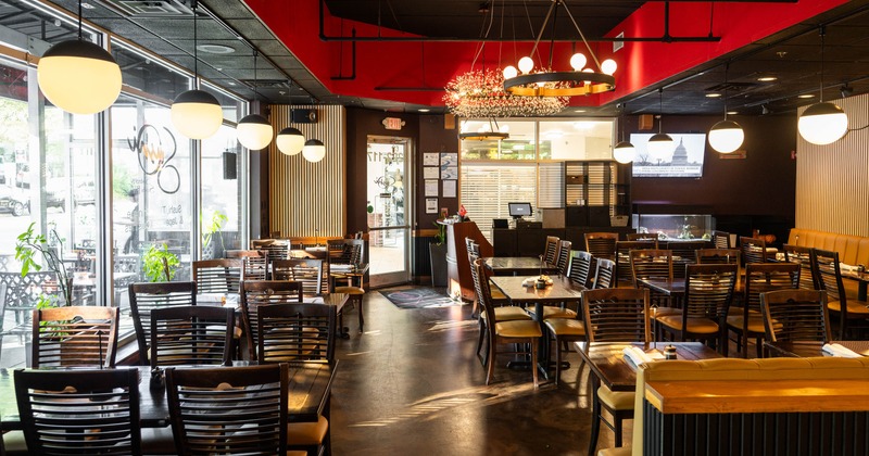 Interior, dining area