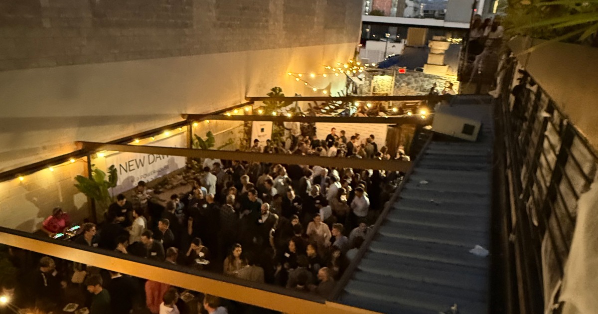 Picture of a private event on the patio of Mad Oak