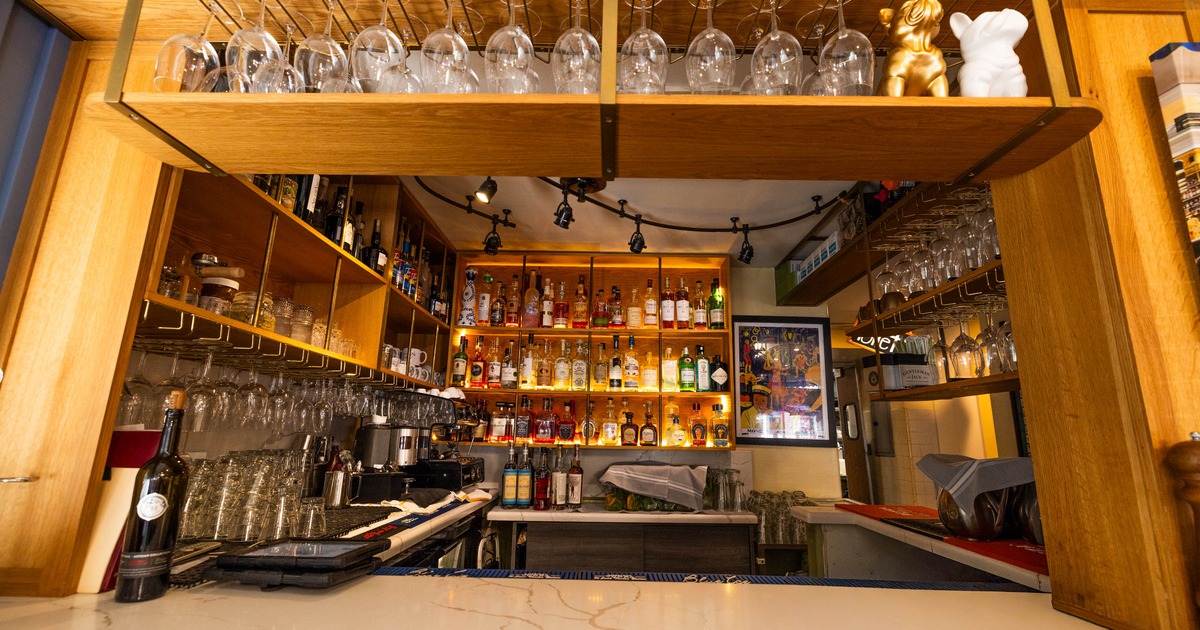 Interior, bar area