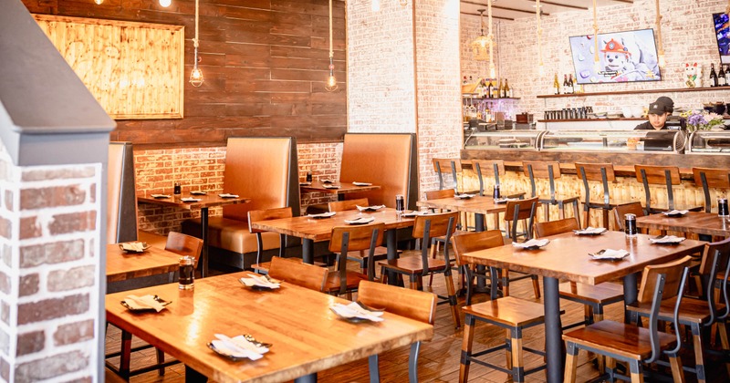 Interior, dining area