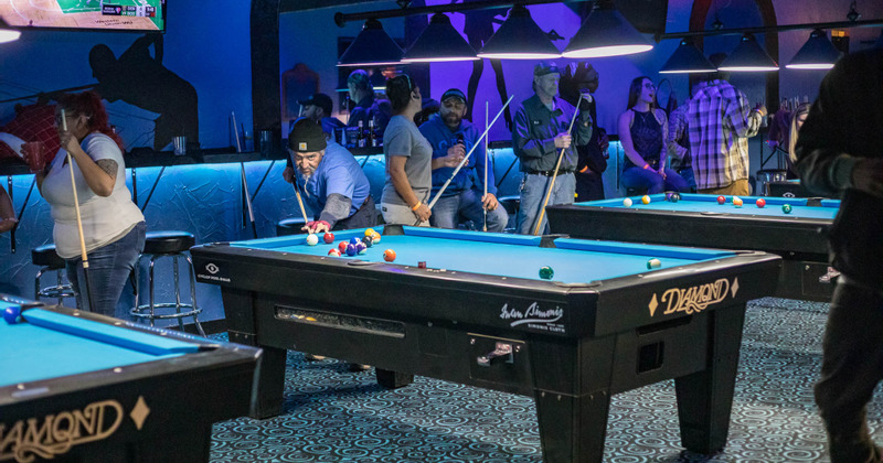 Pool tables area