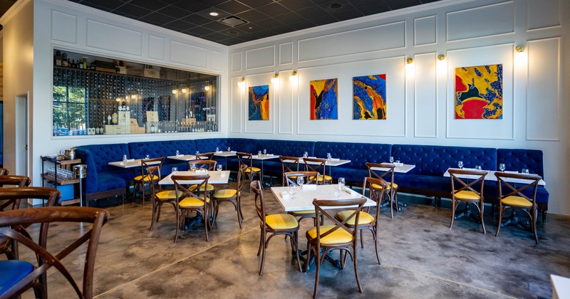 Interior, seating area