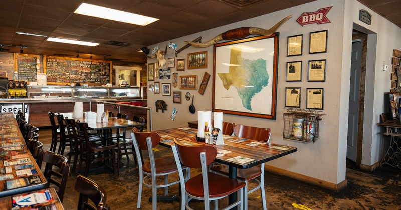 Cozy interior dining area