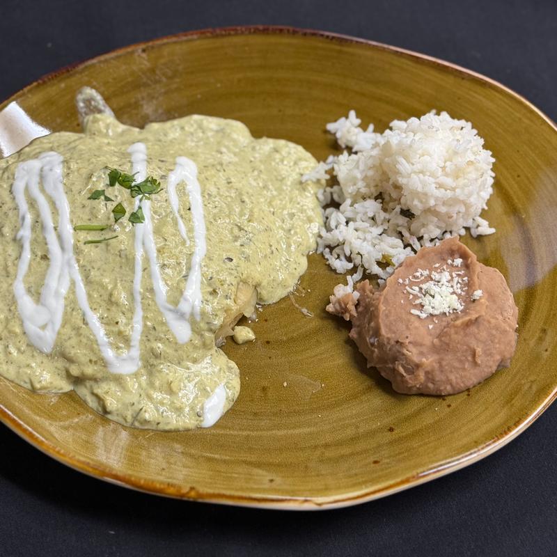 Poblano Chicken Enchiladas photo