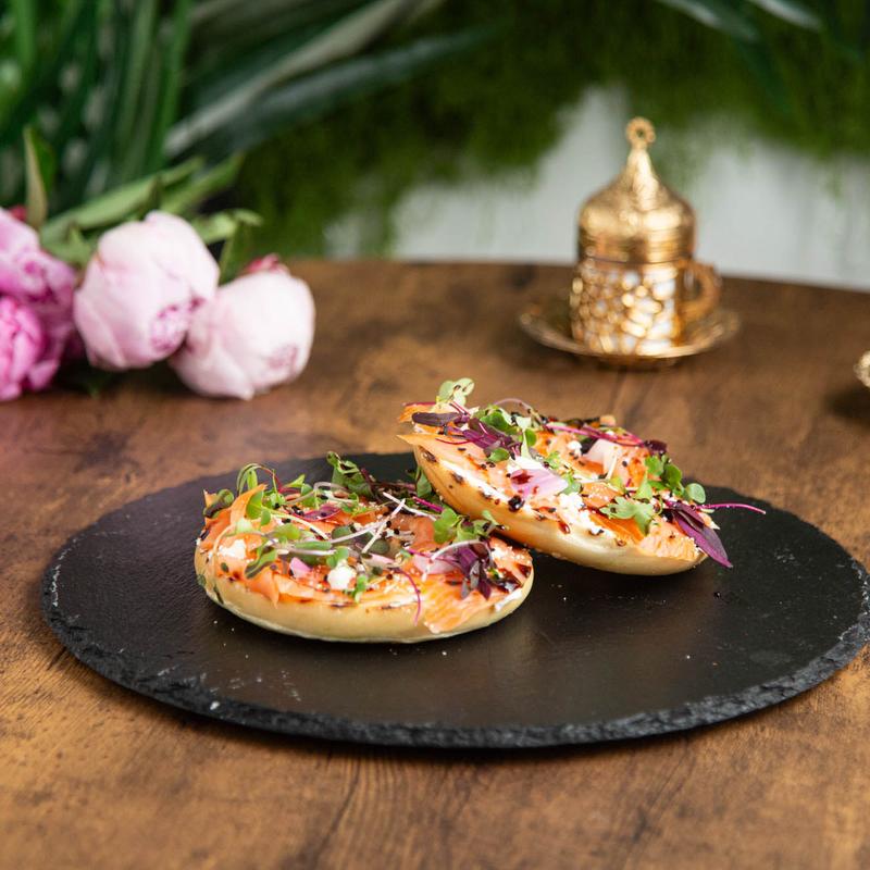 menu item 2 of 9, Smoked Lox Bagel