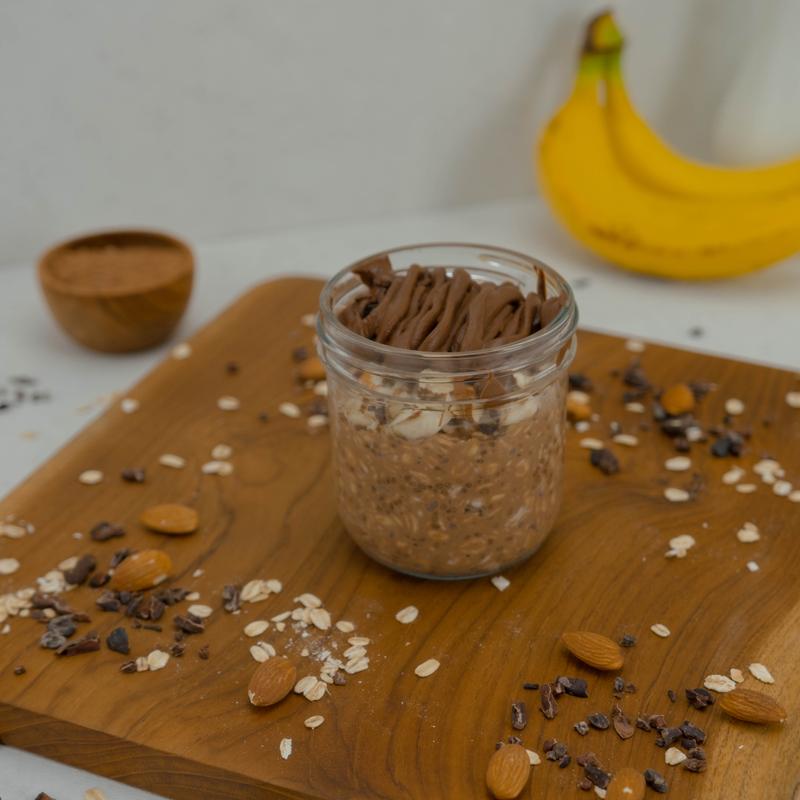 Banana Cacao Overnight Oats photo