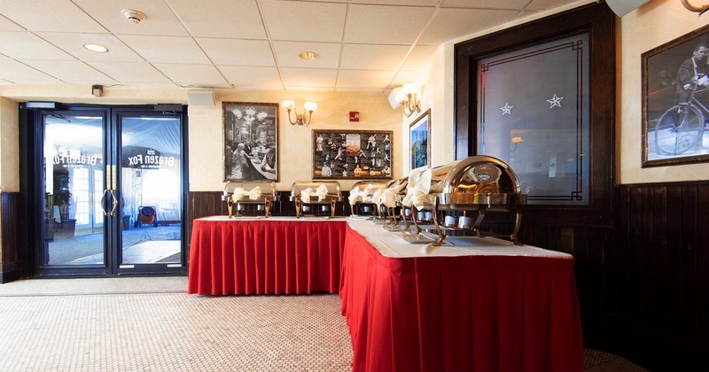 Interior, buffet table