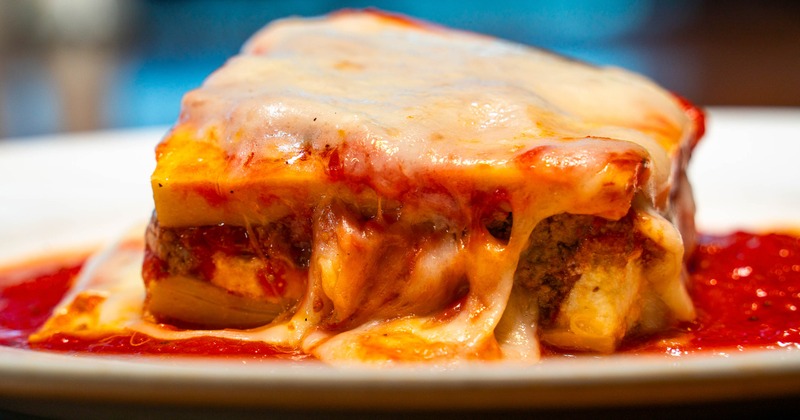 Serving of a Lasagna
