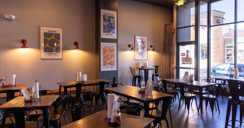 Interior, dining area