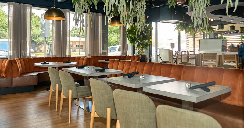 Interior seating area