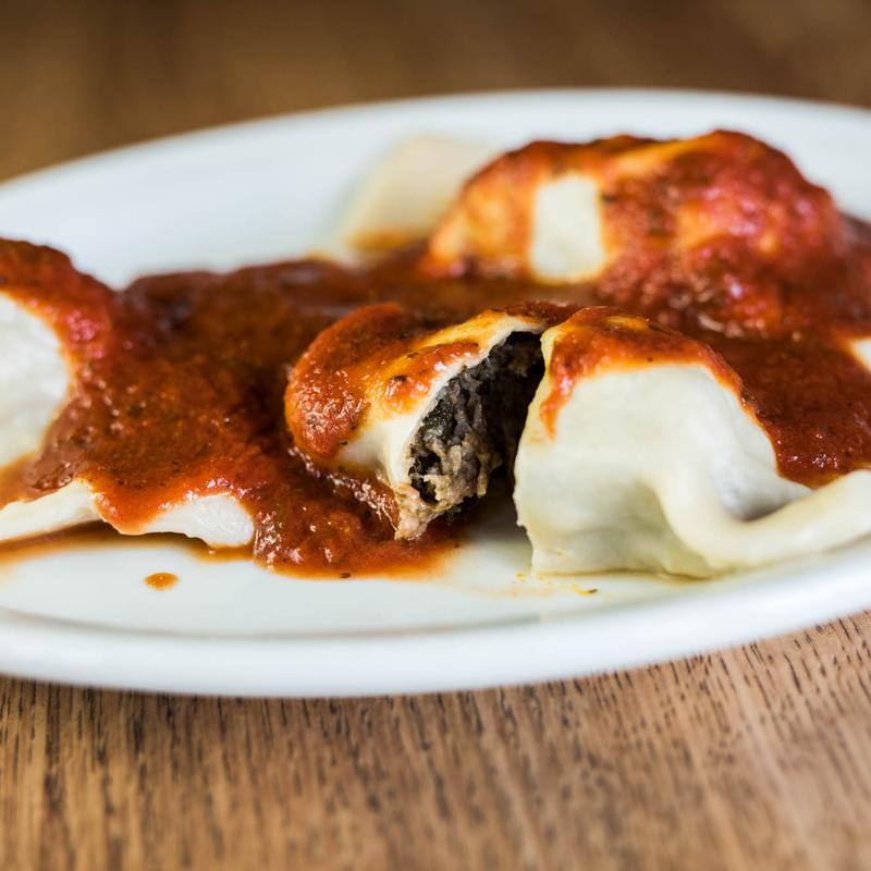 Hand Made Meat, Cheese, or Mushroom Raviolis (6) photo