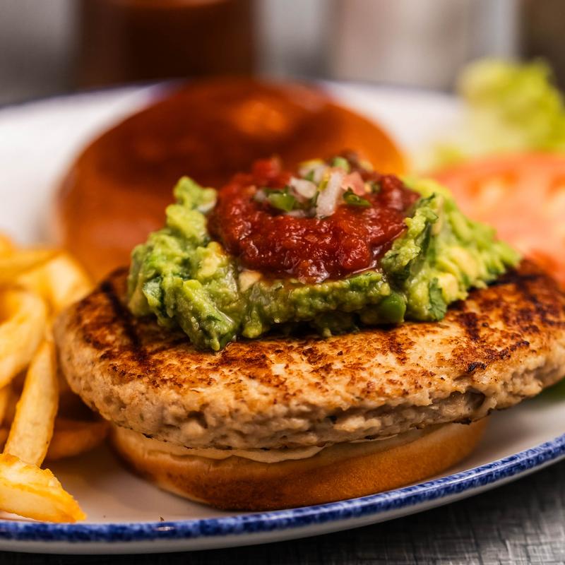 menu item 21 of 42, Juicy Grilled Turkey Burger