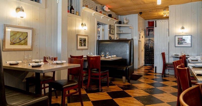 Interior, seating area