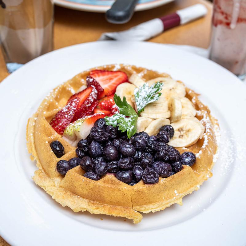Strawberries & Blueberries & Bananas photo