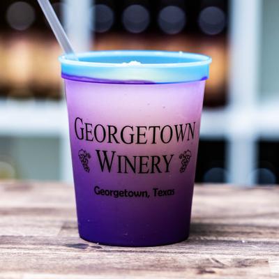 Frozen margarita in a glass.