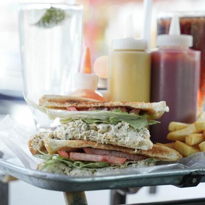 tuna salad sandwich.