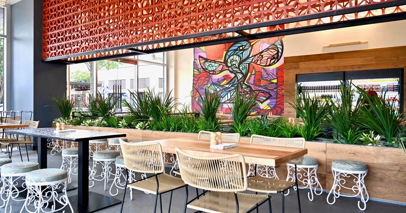 Interior, seating area