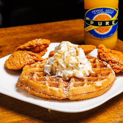 Chicken and Waffles.
