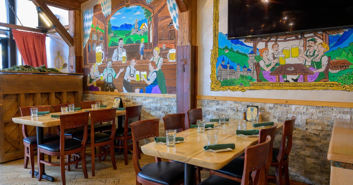 Dining tables ready for guests