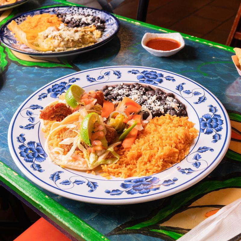 menu item 8 of 10, Fish Taco Plate