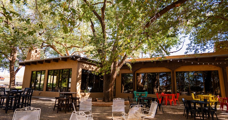 Outdoor patio seating