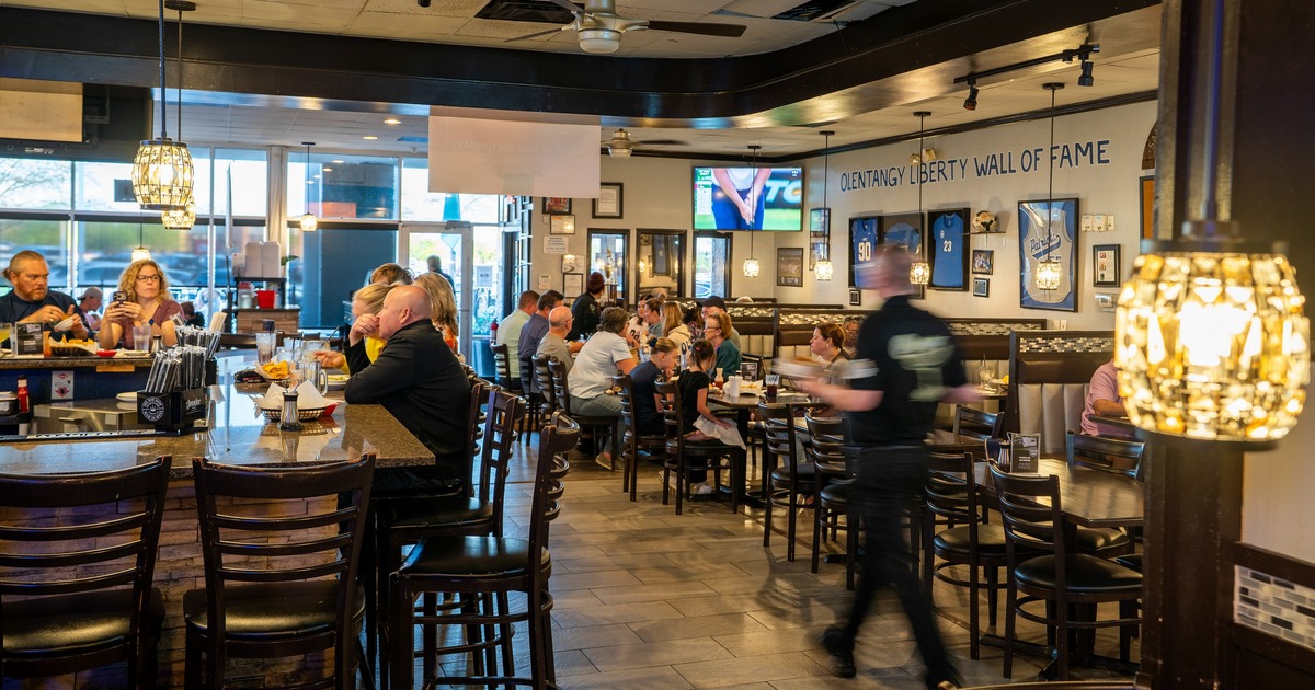 Interior, bar and dining area