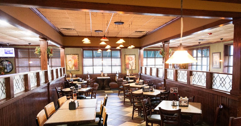 Interior seating area