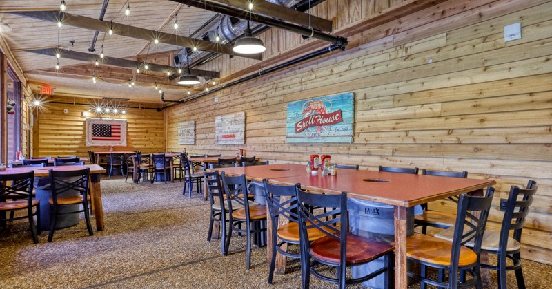 Interior seating space