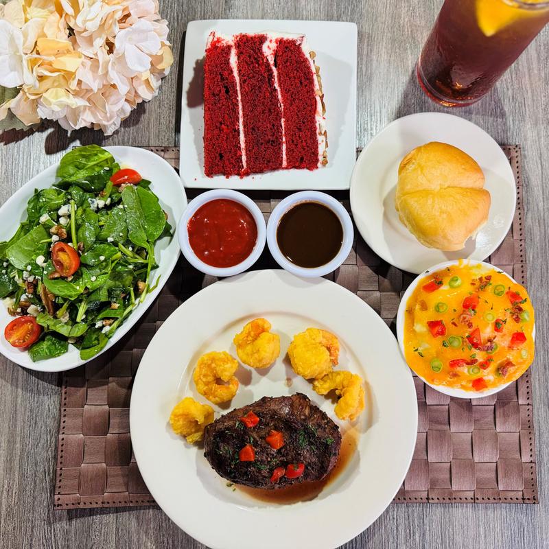 Valentine's Special 6oz Fillet Mignon & Gulf Shrimp photo