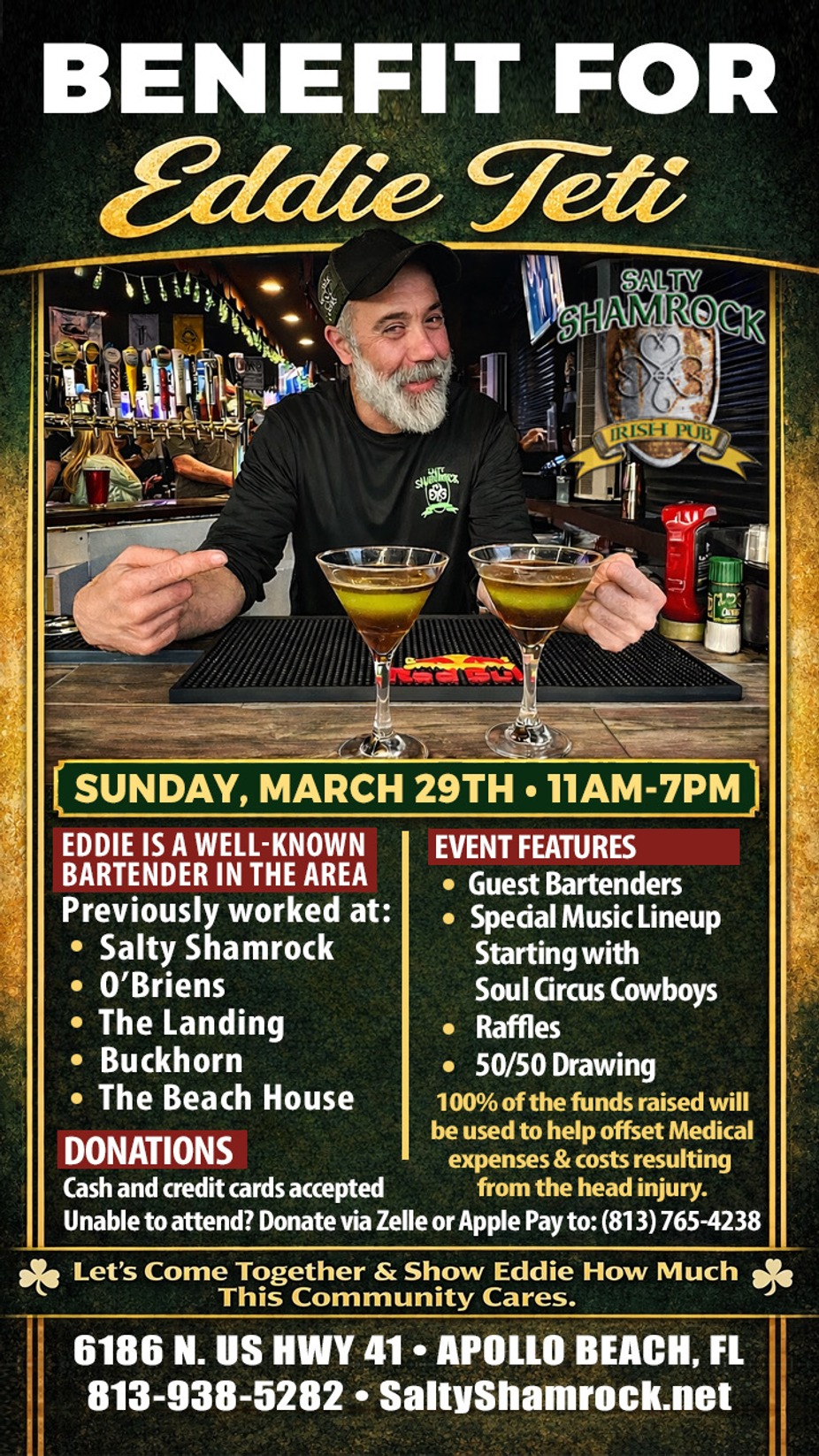 BENEFIT FOR EDDIE TETI event photo