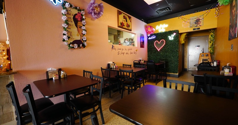 Interior seating area