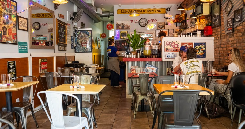Interior, main dining area