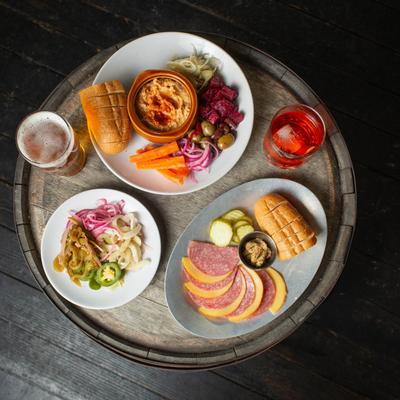 The Bar bites meals.