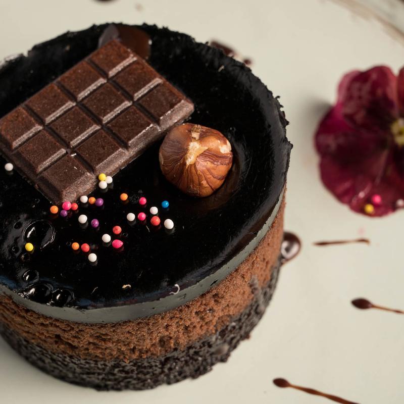 menu item 9 of 9, Triple Chocolate Mousse Cake