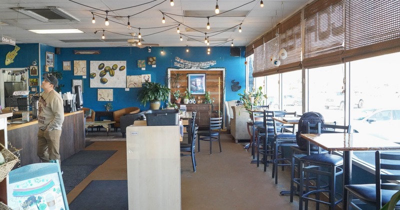 Interior dining and seating area