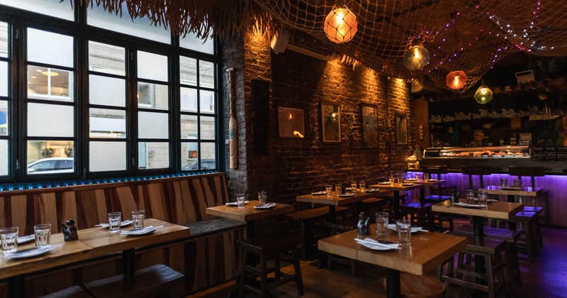 Interior seating area