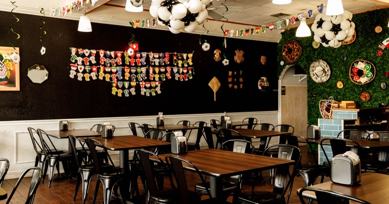 Interior, dining area