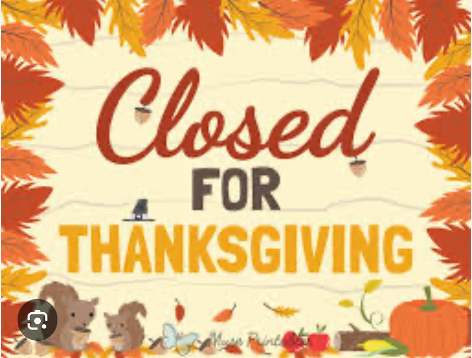 Closed Thanks Giving Day event photo