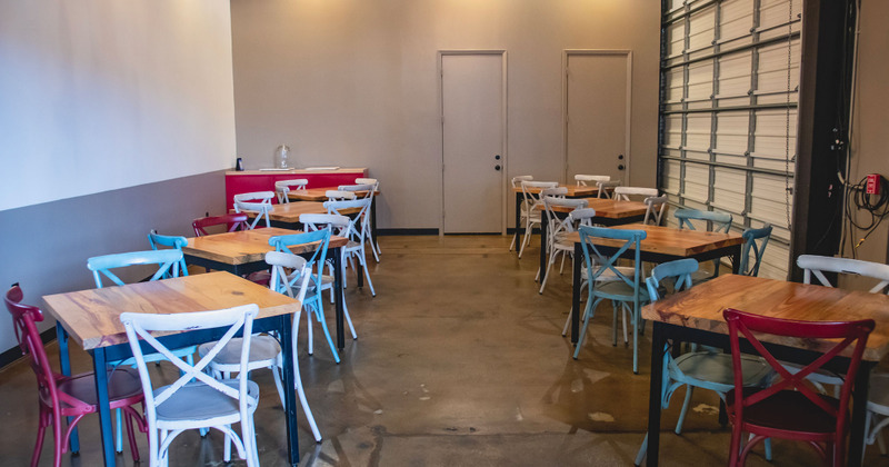 Tables ready for guests