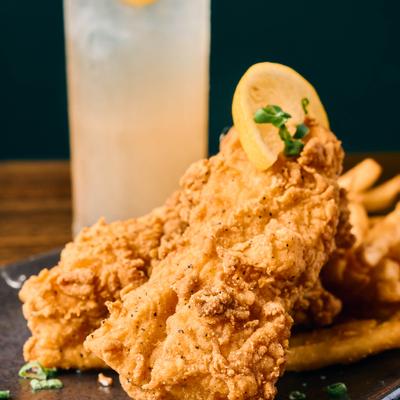 Classic fish and chips.