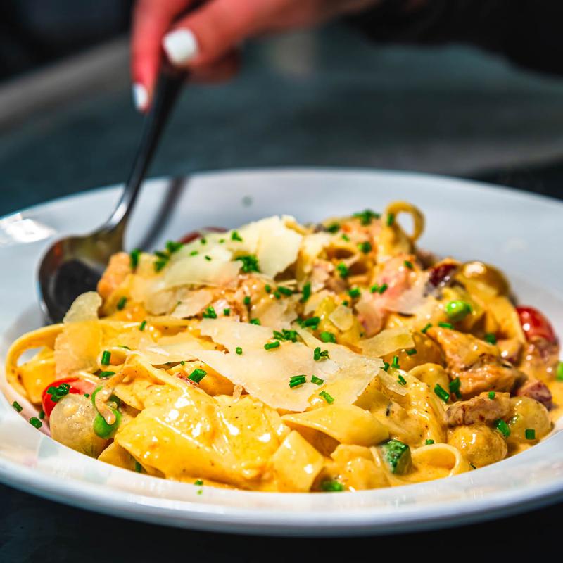 Not Your Mom’s Blackened Chicken Alfredo -or- Shrimp Alfredo photo