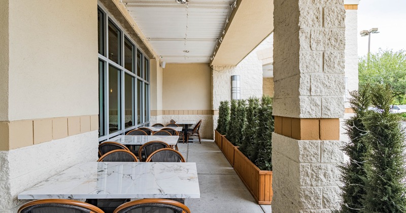 Exterior seating area