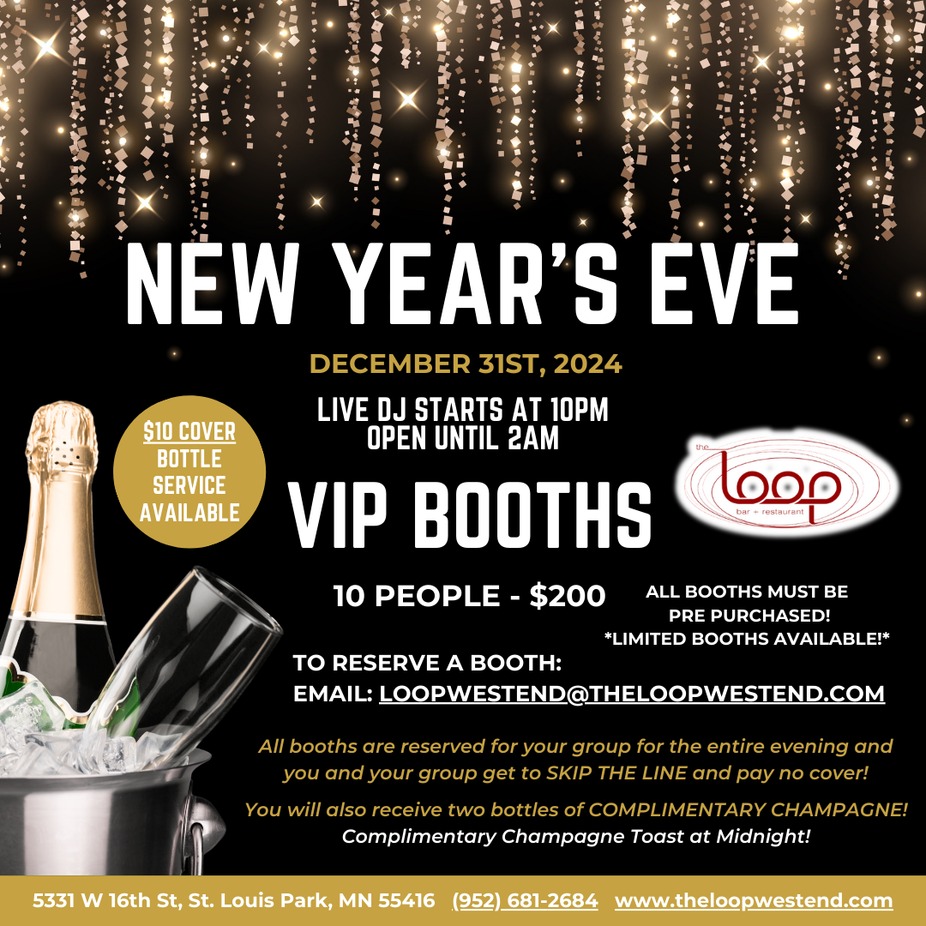 New Year's Eve & VIP BOOTHS event photo