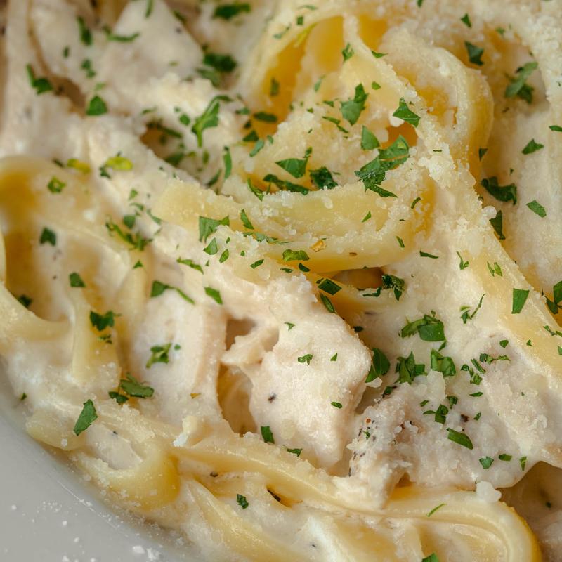 menu item 25 of 95, Pasta Alfredo (V)